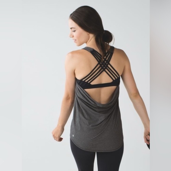 Lululemon Wild Tank Black Tank Top Size: 6 - Picture 2 of 15